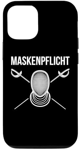 Hülle für iPhone 13 Fechter Maskenpflicht Degen Fechtmaske Schwertkampf Säbel