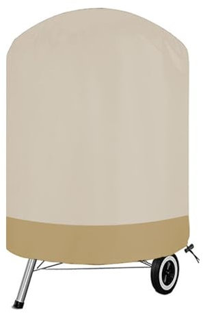 XHDZSW Runde Grillabdeckung Wetterfest | Kugelgrill Abdeckung | 210D Oxford Gewebe Grillabdeckung | Gasgrill Abdeckung | Grill Abdeckhaube | BBQ Abdeckung Cover (71x56cm,Mi Ka)