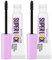 Maybelline New York Superlock Brow Glue Augenbrauengel, transparent, Fixierungseffekt, 24-Stunden-Halt, klebt nicht, fixiert die Farbe und formt die Form – 2er-Set