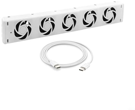 HpLive Ventilatore per radiatori e radiatori, 5 ventilatori di raffreddamento intelligenti per riscaldamento, camino, raffreddamento intelligente, ventilazione per risparmiare energia e costi di