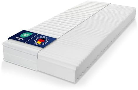 Träumegut24 HydroCell 7-Zonen Matratze 90x200 cm | Härtegrad wählbar | Höhe 19cm | Ergonomische Kaltschaummatratze | Oeko-TEX® | (H2&H3, 90x200cm, 19cm)