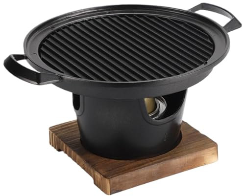 Koreanischer BBQ-Grill, rauchfreier, antihaftbeschichteter Tisch-Holzkohlegrill, einfach zu montierender tragbarer BBQ-Grill für Zuhause, Picknicks, Camping und Versammlungen im Freien, Holzkohlegrill