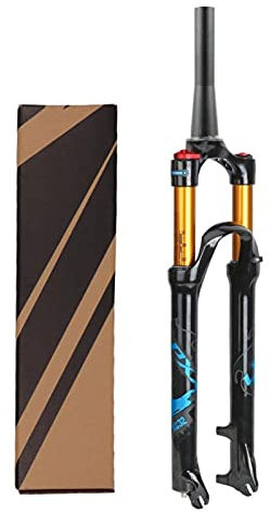 Federgabel für Mountainbikes, 26/27,5/29 Zoll, Fern-/manuelle Sperre, QR 9 mm Scheibenbremse, Luft-Federgabel für Mountainbikes