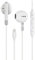 Auriculares con Cable Contact, Compatibles con iPhone 14 y anteriores, Llamadas, Botón multifunción, Blanco