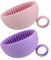 SMASOLO 2 Pezzi Ciotola Spazzole Makeup Silicone Mini Portatile e Multifunzionale per Spazzole Cosmetiche e Design Resistente e Compatto per Domestico