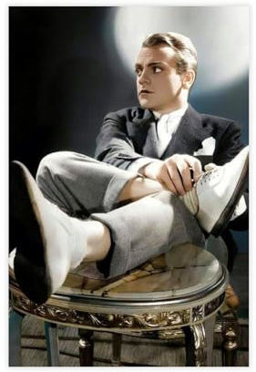 JGACBHE James Cagney Poster auf Leinwand, Schlafzimmer, Dekoration, Landschaft, Büro, Raumdekoration, Geschenk, 20 x 30 cm