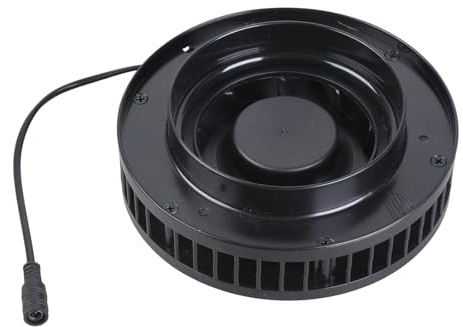 Xanorrg Inline Duct Fan Powerful 12V Air Mover 430CFM 2500RPM Exhaust For Commercial Residential Ventilation Inline Duct