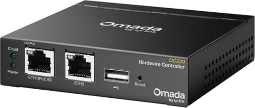 Omada OC220 Hardware-Controller, Business Network Controller mit Hybrid Cloud-Management, für bis zu 100 Access Points, 10 Gateways und 20 Switches