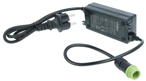 vhbw Ladegerät kompatibel mit Worx Landroid S500i | S300, L2000, M500, L1500, M700, M2000, M1500, L1000, M1000 Akku-Rasenmäher Roboter