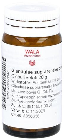 WALA Glandulae suprarenales comp. Globuli velati, 20 g Globuli