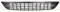 Prasco OP4162120 PREMIUM-Greenline Lüftungsgitter, Stoßfänger