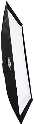 DynaSun High Temperator - Softbox con adattatore Bowens 40 x 140 cm, colore: Nero