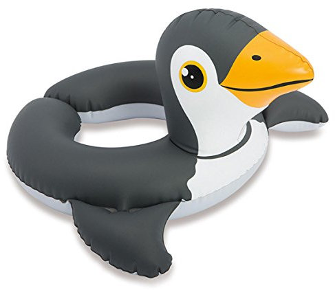 Wasser Schwimm Ring Reifen Hilfe Spielzeug Tier Kopf verschiedene Motive (Pinguin)