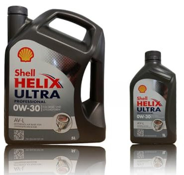 1x5 +1x1 Shell 0W-30 Helix Ultra Professional AV-L - 5 Liter 0W30 Motoröl