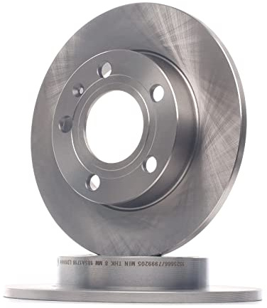 RIDEX 82B0038 2x Disque de frein Arrière sans vis/boulons Compatible avec AUDI A4 B7 Avant 8ED