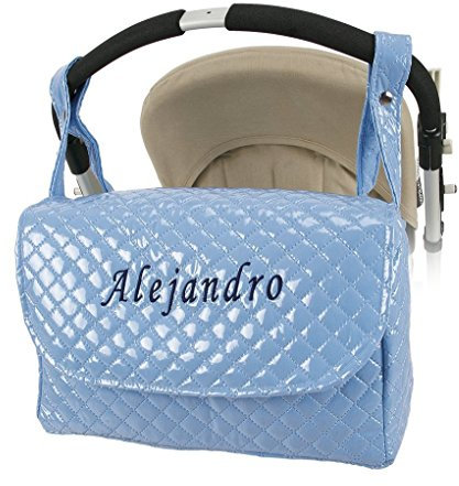 Danielstore - Bolso Plastificado carrito bebe personalizado (nombre a elegir)
