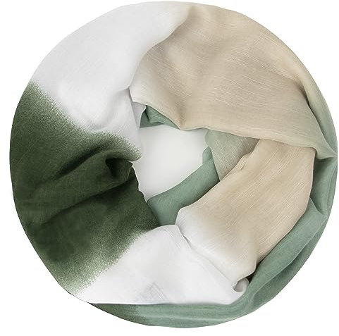 Glamexx24 Loop Schal warme und weiche Schlauchschal Streifen Farbverlauf Tuch Damen