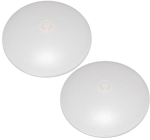 Dream lighting 12v LED Lampe mit Schalter Wohnwagen Deckenleuchte 12volt Leuchte für Auto Wohnmobil Van Innenbeleuchtung 3000K 12cm Rund 2er Set