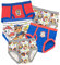 PAW PATROL Jungen Chase Marshall und Rubble Schlüpfer Packung mit 5 Mehrfarbig 98 cm