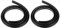 HugeAuto 2Pcs Universal Auto Seitenkotflügel Rad Augenbrauenbogen Gummi Schutz Kotflügel, schwarz, 1,5M
