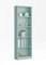 Dmora - Bibliothèque Pomona, Bibliothèque haute avec 5 étagères, Etagère de bureau ou de chambre, Etagère moderne avec compartiments, 52x25h180 cm, Vert Aqua
