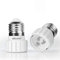 DiCUNO E27 auf GU10 Lampenfassung Konverter, Sockeladapter für Glühlampen und LED Birne, Maximale Leistung 200W, 0~250V, 160 Grad hitzebeständig, 2-Pack