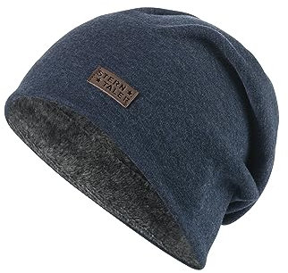 Sterntaler Unisex Baby Slouch-beanie Beanie Hat, Blau (Marine), 55