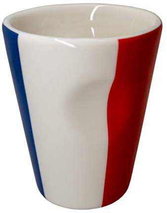 Nerthus FIH 497 Tasse en porcelaine drapeau français
