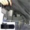 Gexgune Verdeckter Trageholster Taktischer rechter Belly Band Airsoft Gun Case mit Magazintasche für Universal Pistol Military Combat
