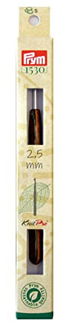 Prym 223511 Woll-Häkelnadel NATURAL 2,50 mm