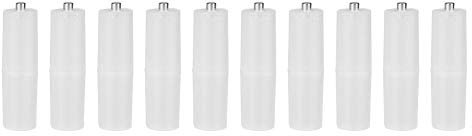 10PCS Battery Converter Adapter, AAA to AA Size, Waterproof, Lightweight and Small Size(Clear)