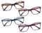 HEEYYOK Lot de 4 Lunettes de Lecture Femme,Monture écaille de Tortue Lunettes Loupes Carrées Grandes,Charnières à Ressort Lunettes Légères pour la Lecture