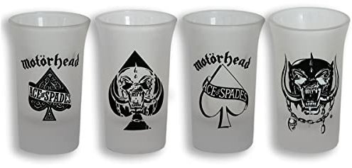 Motörhead Unisex Schnapsglas-Set klar Glas Undefiniert Alkohol & Party, Band-Merch, Bands, Musik