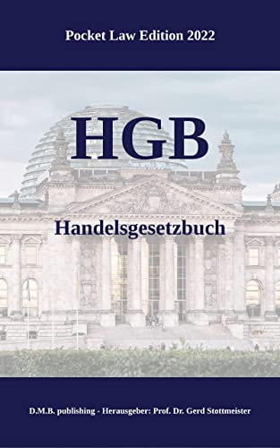 HGB - Handelsgesetzbuch: Pocket Law Edition 2022