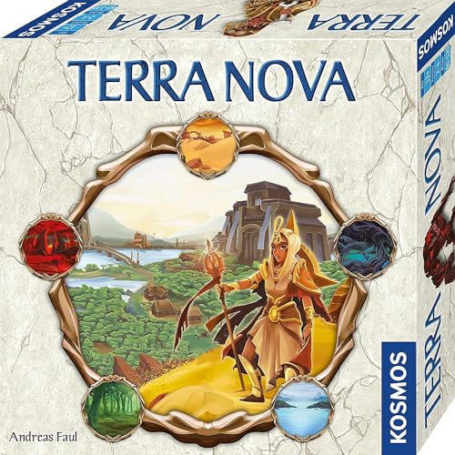 KOSMOS 683382 Terra Nova, basierend auf Expertenspiel Terra Mystica“, Kennerspiel für 2-4 Personen ab 12 Jahren, hochwertige Ausstattung, 10 Völker, Gesellschaftsspiel, Brettspiel