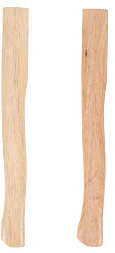 Angoily Holz-Ersatzstiel für Campingaxt 2Er Pack 15. 7 Zoll Beilstiel Ersatz Hickory Beilstiel Ersatz 40X4. 4Cm