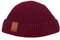 kabak Burglar Beanie Atmungsaktive Kurze Strickmütze aus Bio-Baumwolle Street Style Unisex-Kopfwärmer-Fischermütze, Burgund