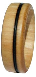 Handgefertigte Ringe aus Holz für Frauen und Männer - Holzschmuck als Damenring oder Herrenring