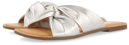 GIOSEPPO AGIRA, flache Sandalen, Damen, Silber, Größe 40, silber, 40 EU