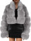 Wintermantel Damen Lang, Damen Kurz Mantel Stehkragen Kunstfell Elegant Plüschmantel Frauen Winter Dicker Lässig Pelzmantel Elegant Felljacke
