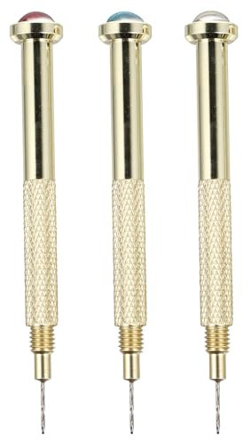 Beaupretty 3 Stück Nagelbohrer Maniküre-Werkzeuge Piercing Schmuck Spezialwerkzeuge Maniküre-Bohrer Automatischer Nagelfeiler Fingernagelbohrer Nagelkunst-Handbohrer