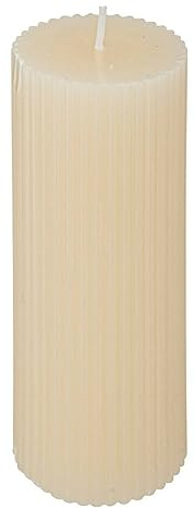 Atmosphera - Runde Kerze Demi Elfenbeinweiß - 230g - Weißes Elfenbein