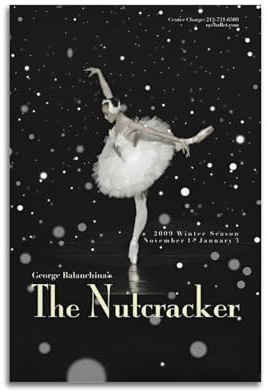 KYTIn Artistic Dance Poster The Nutcracker Ballet Decorative Painting Canvas 12x18inch(30x45cm)