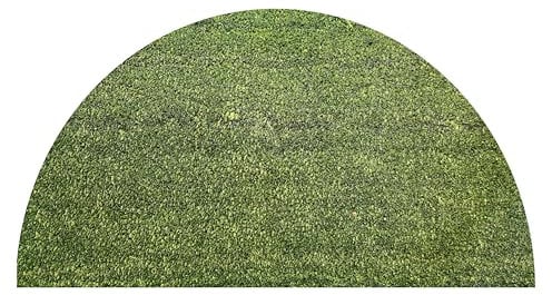 Markotex Zerbino Cocco Fibra Naturale e in Gomma Riciclata (33x60, 33x70,40x70, 40x80, 40x90, 50x100, 60x120, 70x140) (Verde Unito, Mezzaluna 40x70)