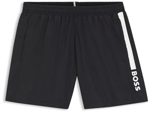 BOSS Badeshorts Mit Streifen Und Logo