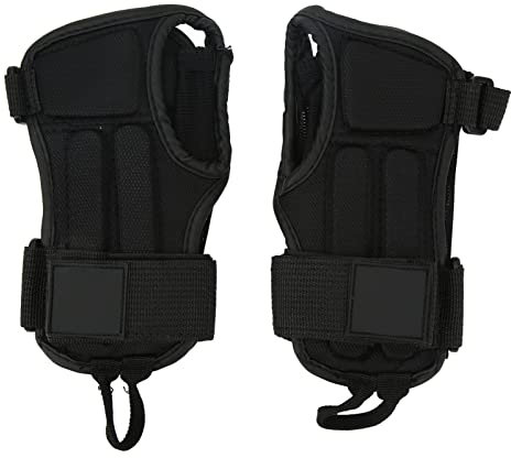 Alomejor Handgelenkstütze Handgelenkstütze Handgelenkschutz für Snowboarden, Com Impact Wrist Guard Fortable Impact Wrist Guard Schwarz Ergonomischer Klettverschluss aus EVA für