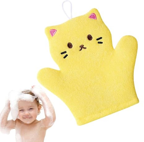 de bain pour, gants de bain pour, gants de toilette pour le corps de bain d'animaux | Éponges de bain mignonnes de dessin animé, de bain animal mignon pour les tout-petits,