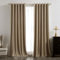 MIULEE Beige Samtvorhang Ösen 2er Set 200X245, Blickdichte Vorhänge Samt für Deko Schlafzimmer Wohnzimmer, Wunderschön Weich Vorhang Verdunkelung Velvet Curtains, Verdunkelnd Samt Gardinen Blickdicht