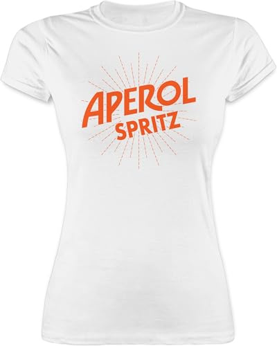 Shirtracer - Shirt Damen - & Fasching - Aperol Spritz Kostüm I Karneval Kostüm Aperol Spritz