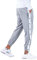 Eauptffy Reha Hose Damen mit Seitlicher Knopfleiste Lange Jogginghose Seitlich Zu öffnen Loose Gummibund Sporthose Unisex Sweatshose Sportswear Trainingsanzug Trainingshose Fitness